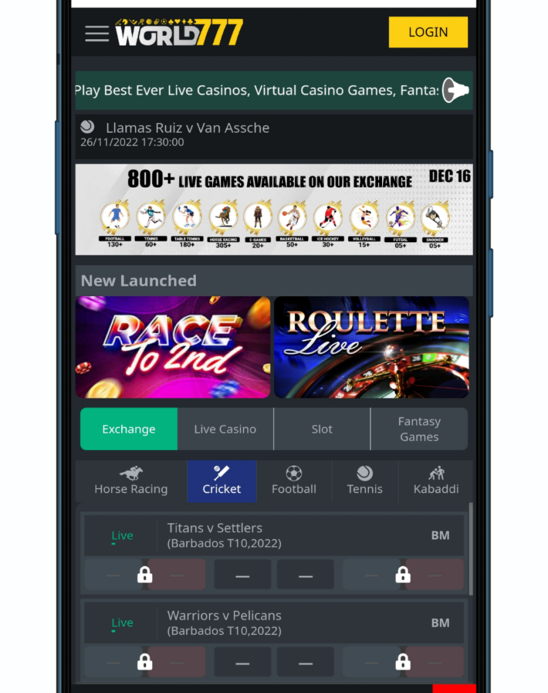 World777 Betting ID Overview