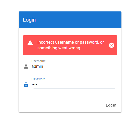 Fixing Incorrect Username or Password Issues